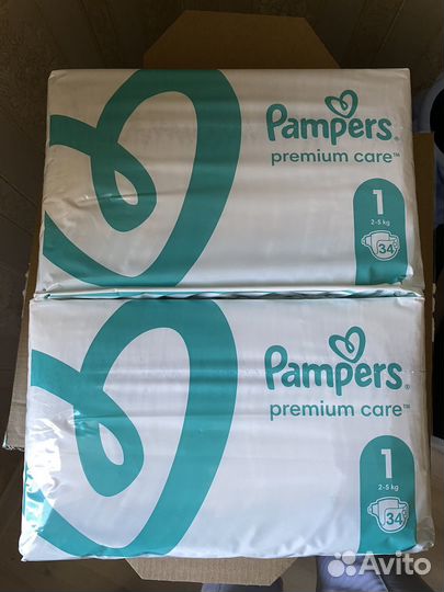 Памперсы детские размер 1 Pampers
