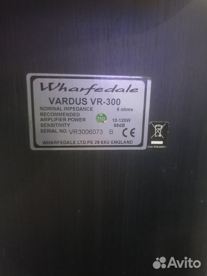 Акустика Wharfedale Vardus vr 300