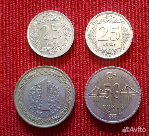 Турецкая лира монеты