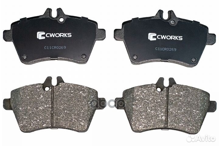 Тормозные колодки передние, Low Metallic C11CR0