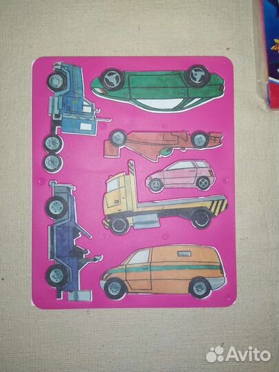 Набор трафаретов для детей + фломастеры В подарок