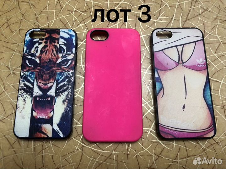 Чехлы на айфон 5/5s/se 18 шт за