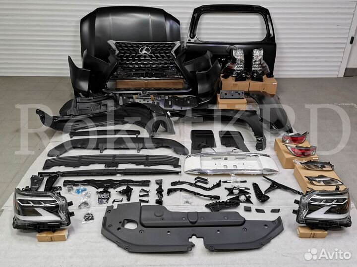 Рестайлинг обвес Prado 150 в Lexus GX460 2020