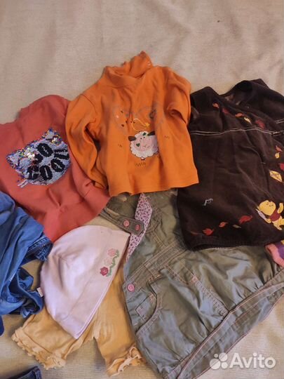 Детские вещи пакетом для девочки 1-2 года