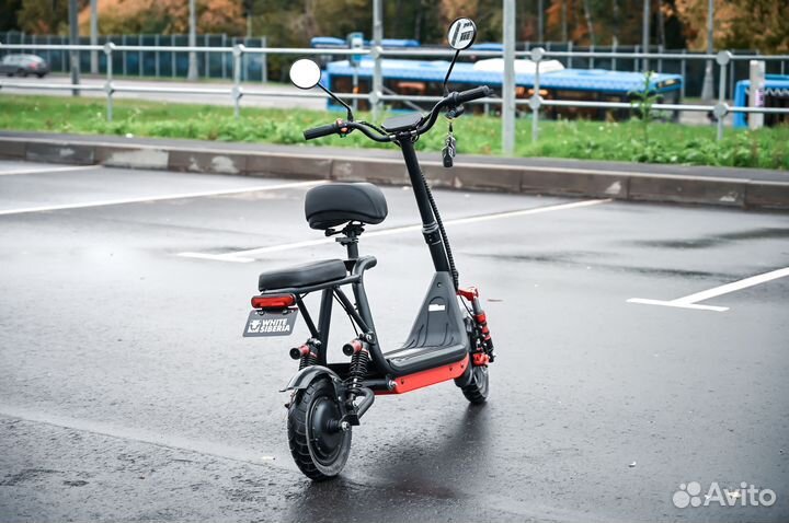 Электроскутер White Siberia Light 1200W