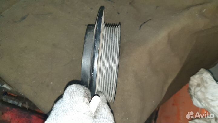 Шкив коленвала ауди Q7 BHK 3.2-3.6 л