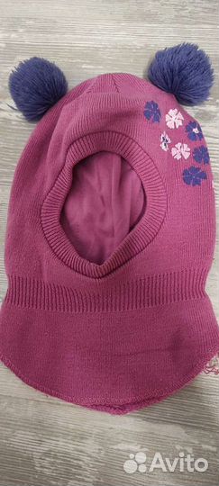 Шапка шлем для девочки