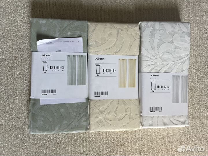 Шторы тюль Skarefly Скарефлай Икеа