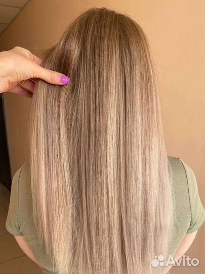 Окрашивание волос техника Air-toch