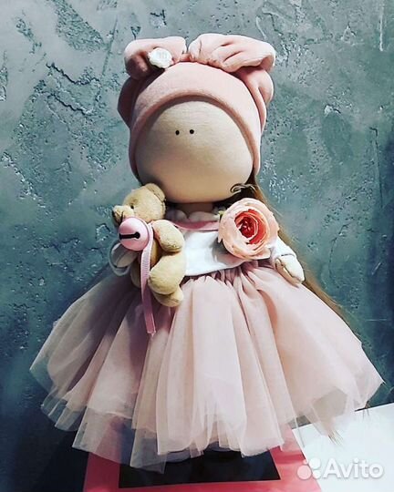 Кукла тыквоголовка (тильда)