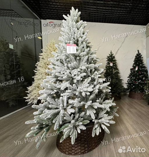 Елка искусственная заснеженная литая Северная