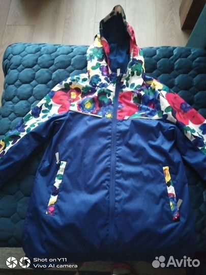 Плащ мембрана для девочки 134 рост