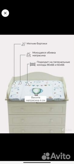 Пеленальный матрас