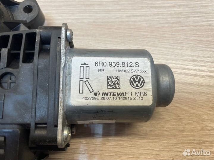 Мотор стеклоподъемника задний правый Volkswagen