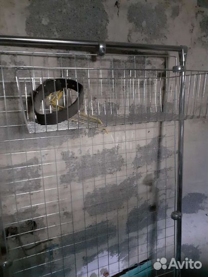 Торговая решетка с навесной корзиной