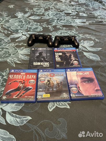 Sony playstation 4 pro 7 игр 2 геймпада