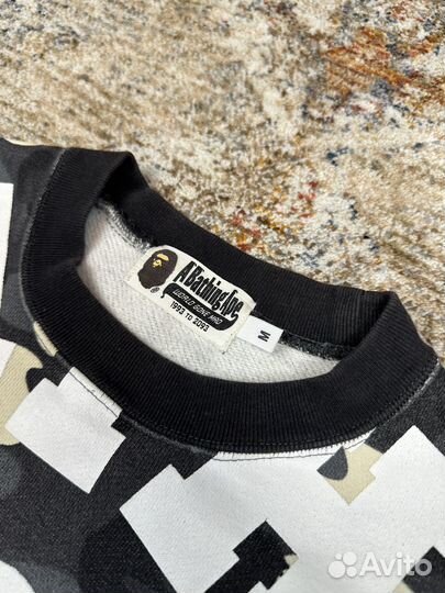 Свитшот Bape City Camo Big College Logo