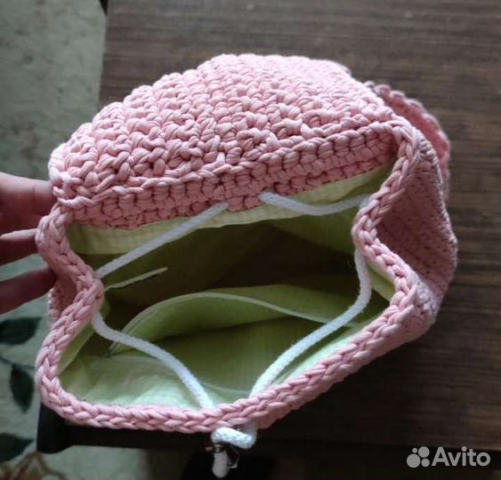 Рюкзак вязаный новый