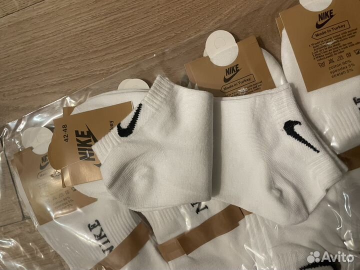 Носки nike белые