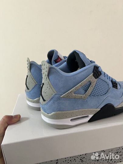 Кроссовки nike AIR jordan 4 retro university blue