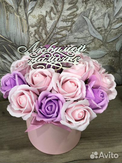 Букет цветов из мыла