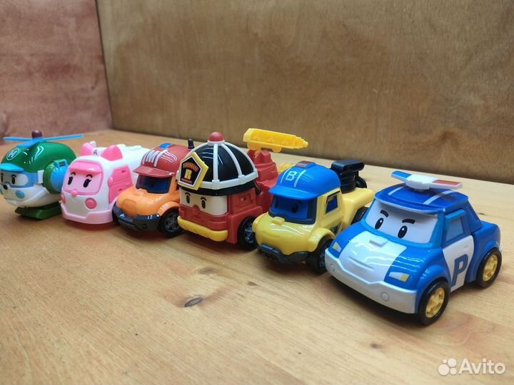 Робокар Поли 6 роботов трансформеров