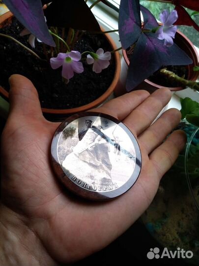 Эмблема Города Волгоград на Натуральном Камне