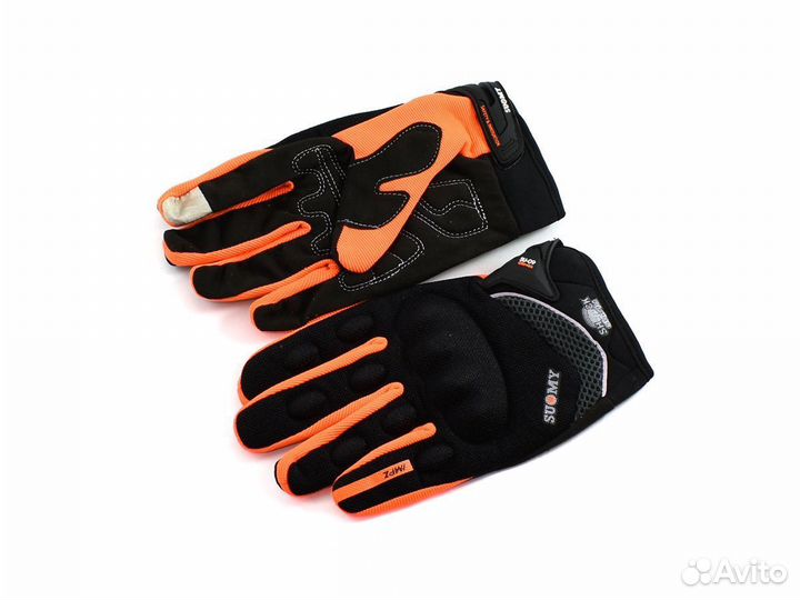 Мото перчатки Suomy SU-09 оранжевые