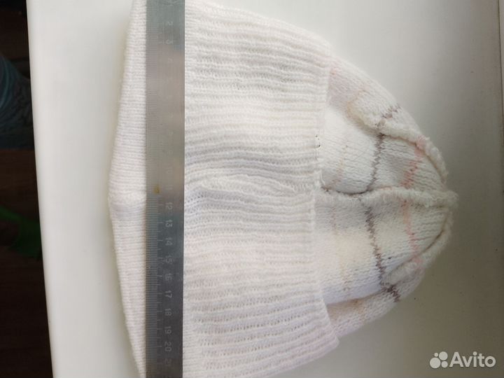 Шапка зимняя шерстяная двухслойная