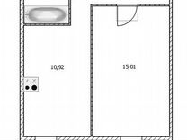 1-к. квартира, 40,2 м², 3/9 эт.