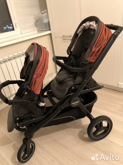 Коляска для двойни Peg Perego Team с двумя