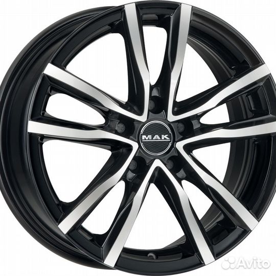 R18 5x114,3 7J ET40 D76 MAK Milano Black Mirror