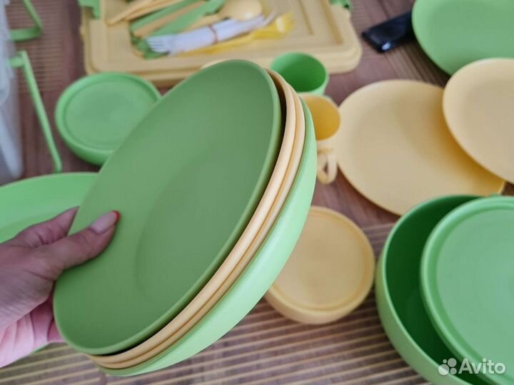 Туристический походный набор посуды