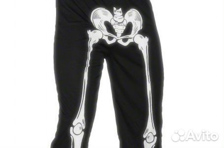 Костюм Скелет 46-48 размер карнавальный