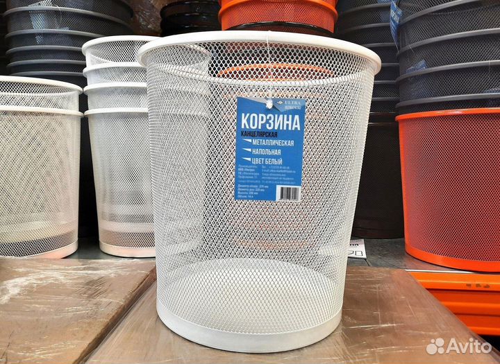 Корзина для бумаг 10л цвет фиолетовый