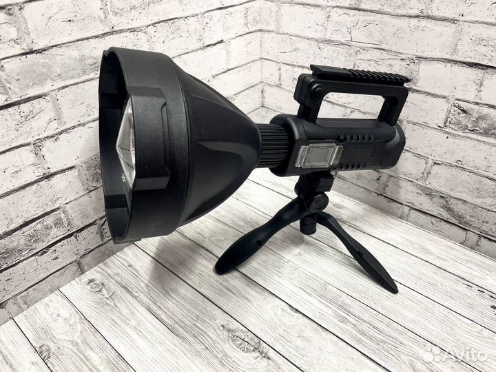 Фонарь прожектор ручной аккумуляторный P-90