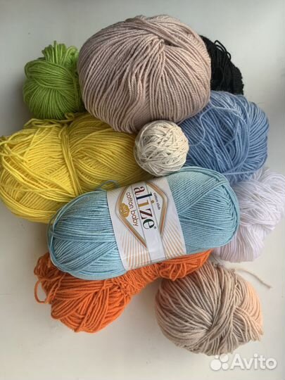 Пряжа и фурнитура