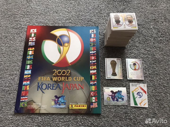 Panini чемпионат мира 2002 полный сет