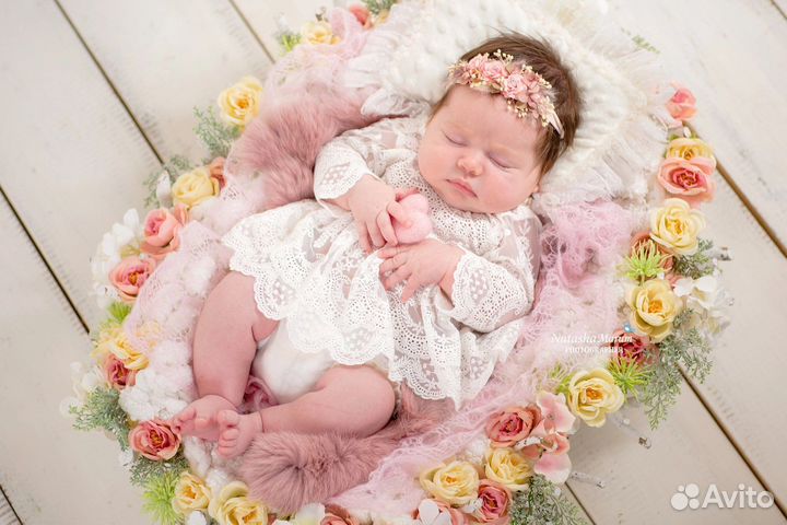 Корзина для фото новорожденных