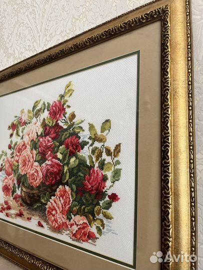 Картина вышитая крестом 