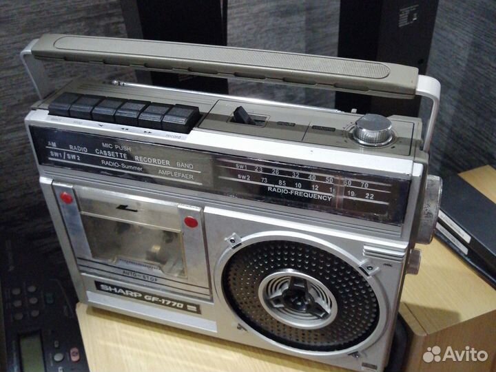 Кассетный магнитофон sharp GF 1770S ретро