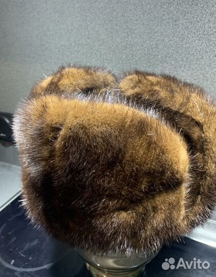 Норковая шапка мужская