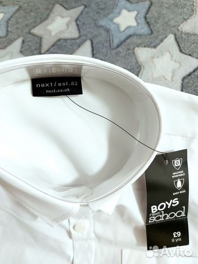 Рубашка белая 134