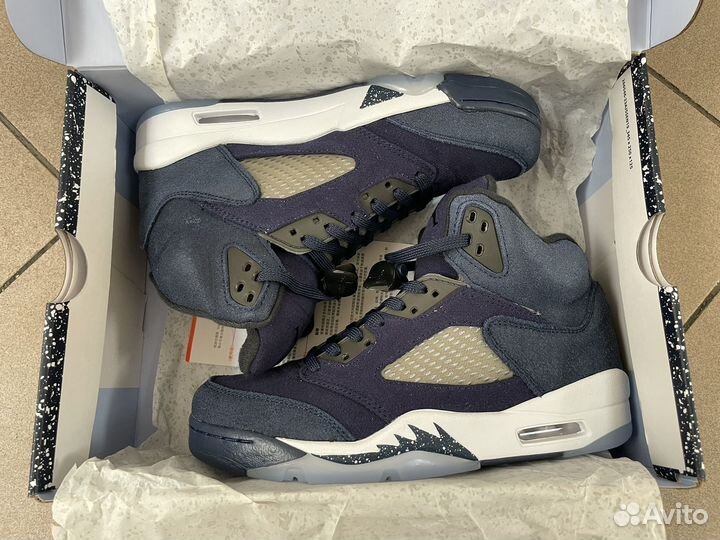 Кроссовки Nike air jordan 5 retro midnight navy