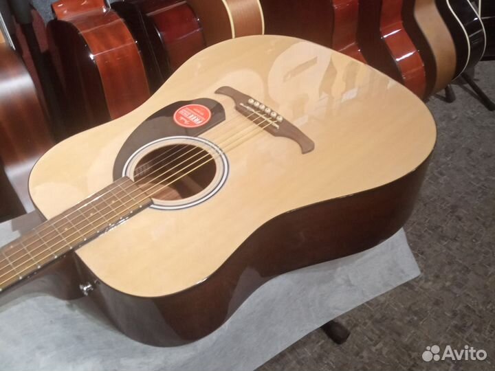 Гитара Fender FA125 дредноут Натуральный