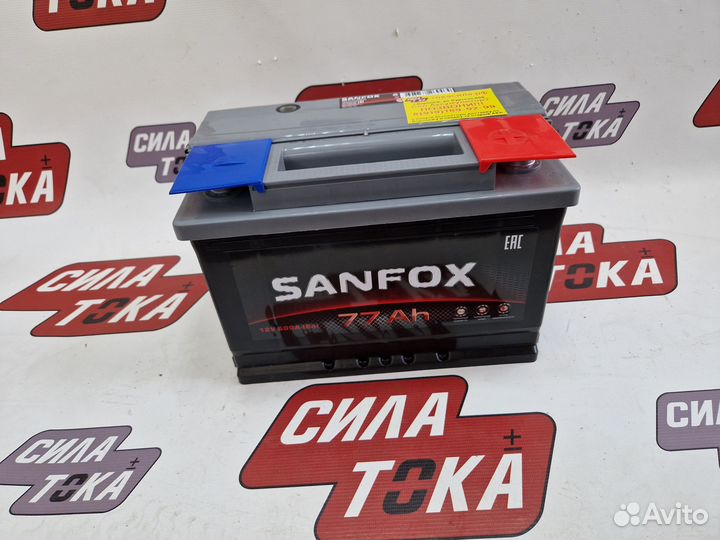Аккумулятор 75а/ч SanFox Новый с гарантией