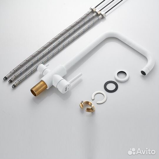 Смеситель для кухни фильтра воды 21см из нерж.ста