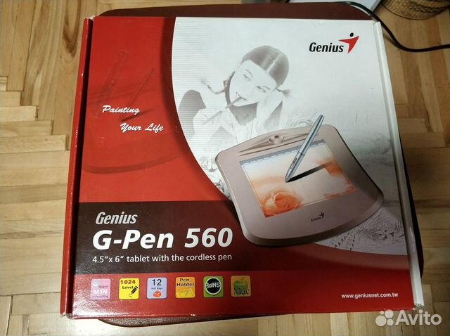 Планшет Genius g-Pen 560. Графический планшет Genius g-Pen 560. Графический планшет Genius.