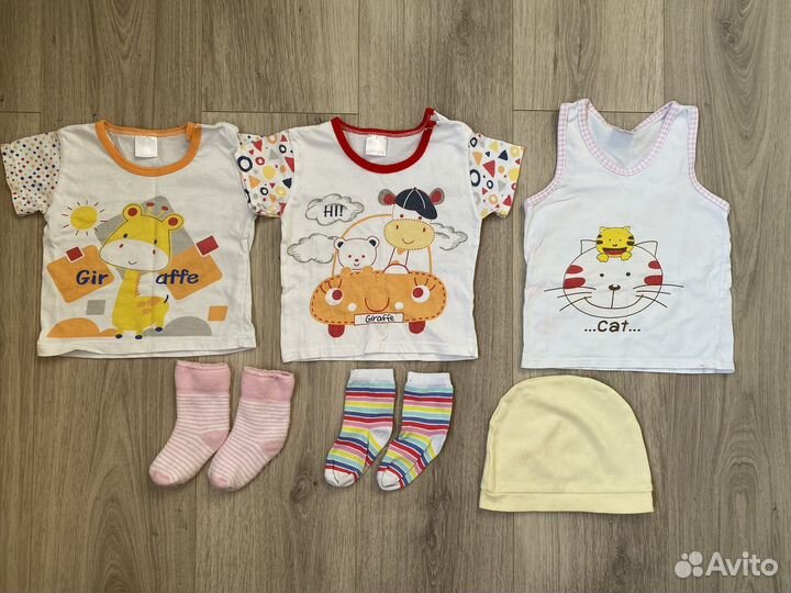 Одежда на девочку, пакетом (от 6 месяцев до 2 лет)