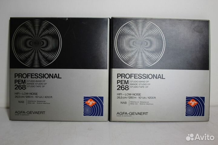 Agfa PEM 268 Катушки (металл) с лентой Germany